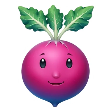 blue radish sticker
