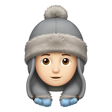 russian winter hat sticker