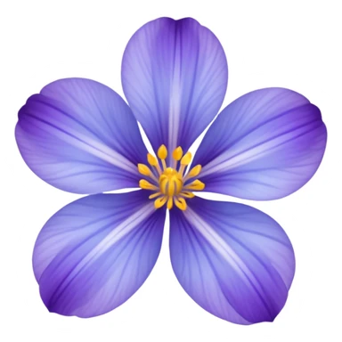 Flor del pensamiento celeste sticker