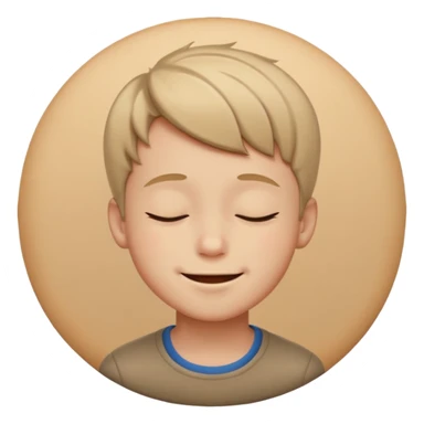 birthday beige dream boy sticker