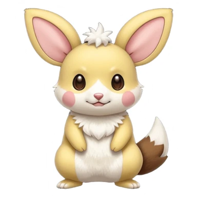 Teddiursa-Minccino-Pichu-fusion  sticker