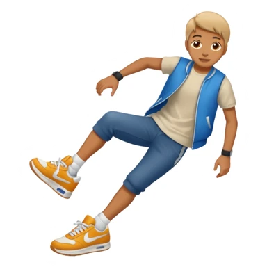 Tiburon + zapatillas con los pies sticker