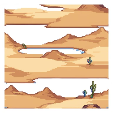 vibrant desert sand dunes in daylight sticker