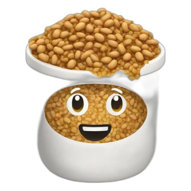 bean crumble sticker