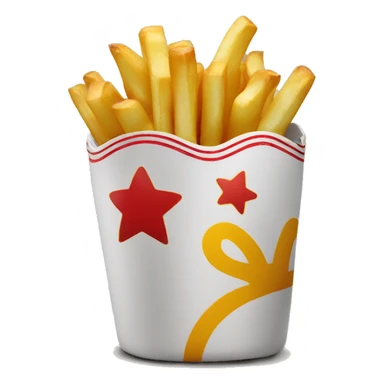 frites de mcdonalds sticker