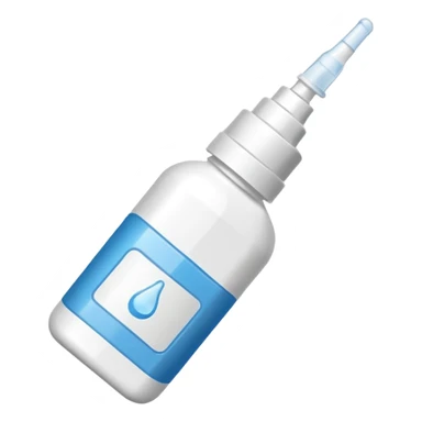 Nasal spray horizontal sticker