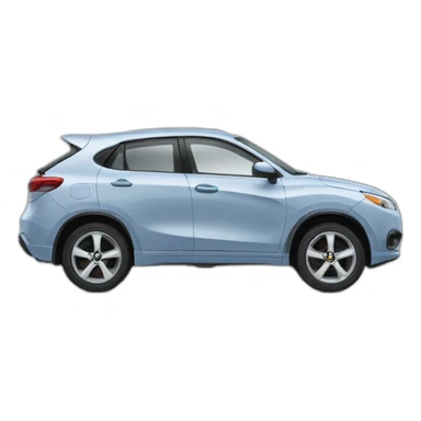 Car with turbo sticker