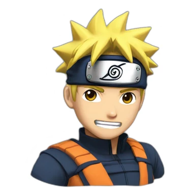 Naruto qui mmmmm sticker