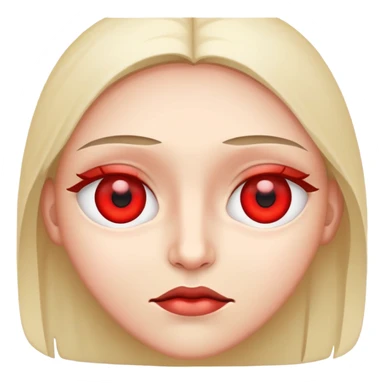 Red eyes high sticker