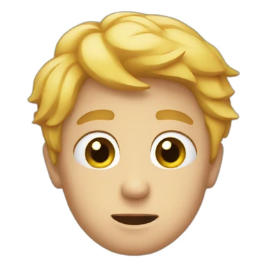 an emoji that is embarrassed sticker