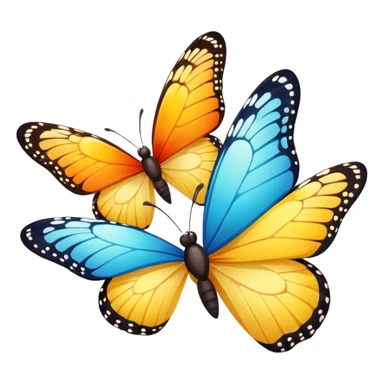 Butterflies and sunshine sticker