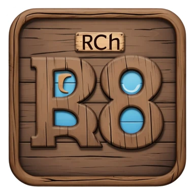 the word "RCH" on a sign sticker