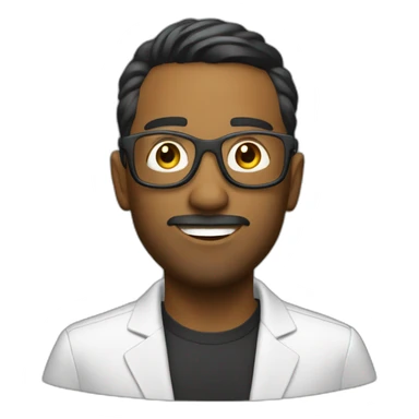 locutor dj de radio sticker