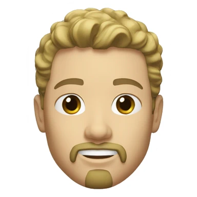 White man with goatee New York Yankees  sticker