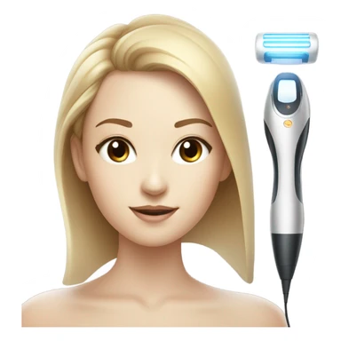 laser hair removal treatment sticker