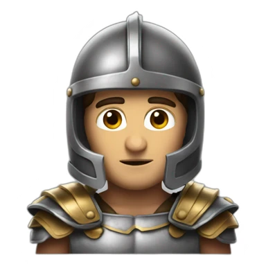 Paul Mescal wearing a gladiator helmet sticker