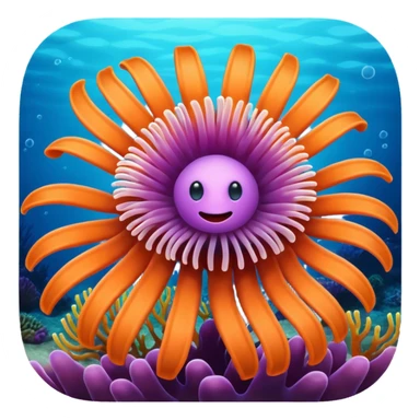 sea anemone sticker