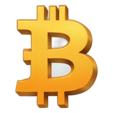 bitcoin with letter c sticker