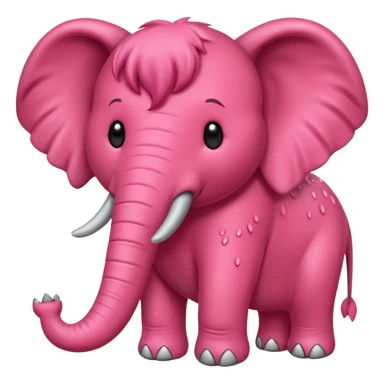 Hazme un elefante con piel de fresa sticker