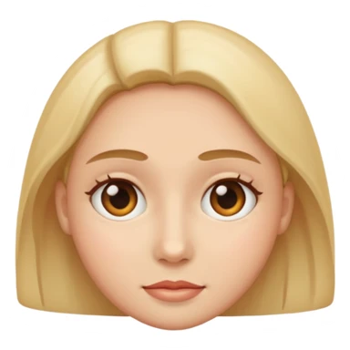 no cheek circles and same size sticker