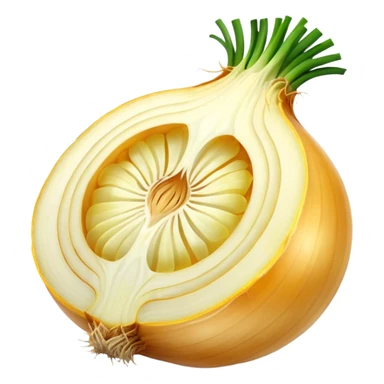 sliced yellow onion sticker