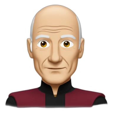 Jean Luc Picard sticker