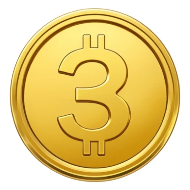 Gold coin with dollar sign WhatsApp emoji sticker