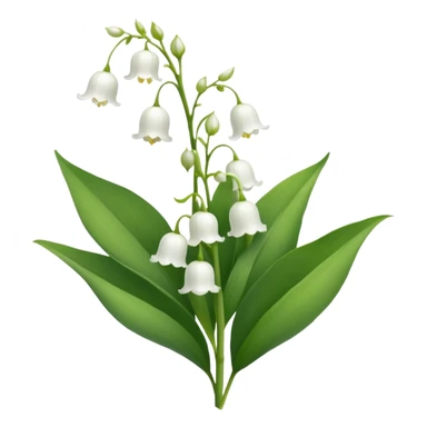 Lily of the valley aesthetic realistic  sticker