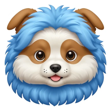 puppy dog blue sticker