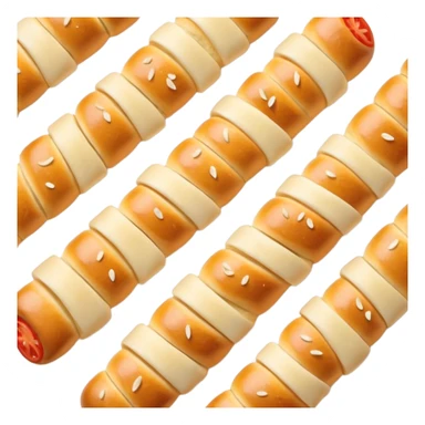 Buttery Dominos garlic bread twists  sticker