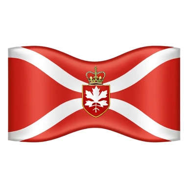 Canadian Red ensign flag 1957 sticker