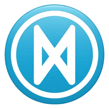 Icon: Perfect solid circle in bright Cyan Blue (#20D5F7), centered with a crisp White Checkmark (#FFFFFF). Design for high-contrast, small-scale (e.g., 12px) clarity. sticker