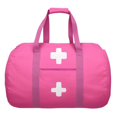 clare pink gym bag  sticker