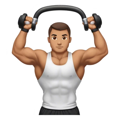 bodybuilder kettlebell swings sticker