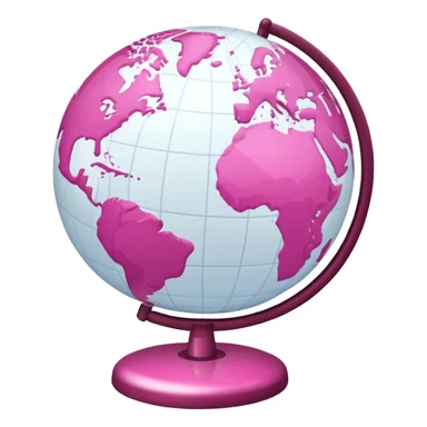 mix light pink dark pink and white girly globe with WWW in big letters under it.
It looks like an internet bar icon. sticker