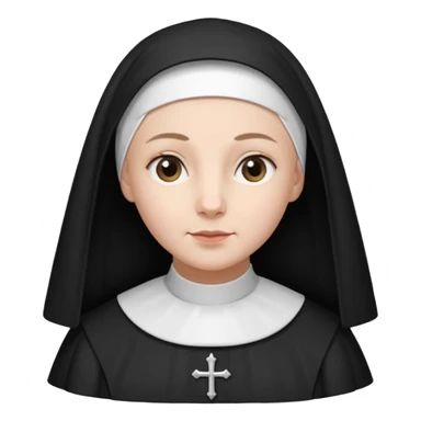 Nun sticker