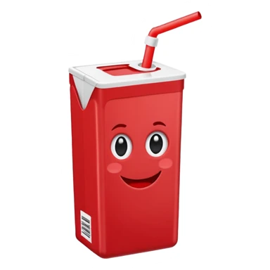 juice box RED sticker