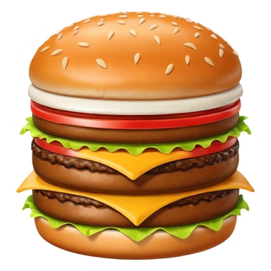 mcdonalds burger single patty sticker