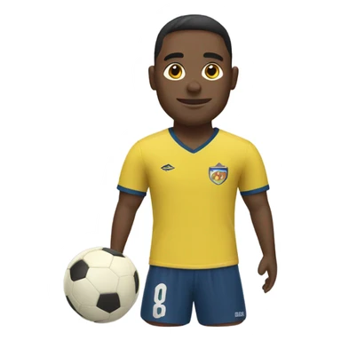 soccer player holding a jersey  sticker