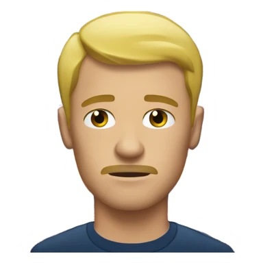 Blonde man sad with fireworks behind him sticker