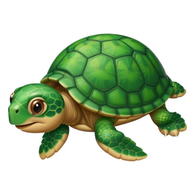 baby turtle with pacifier sticker