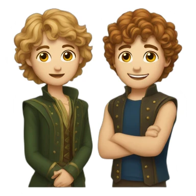 Marry and pippin sticker