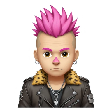 musician animal punk sticker