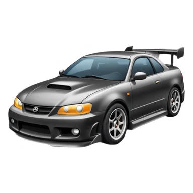 car drifitng on the road  pneu print sticker