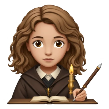 Hermione Granger writing sticker