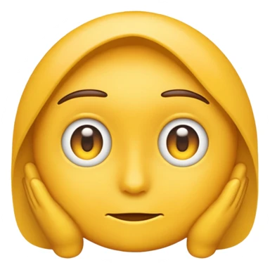 Emoji side eying someone or judging them. sticker