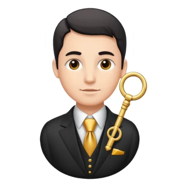 Official with Clusters of Keys Around Their Necks sticker