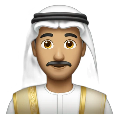 a man from saudi arabia sticker