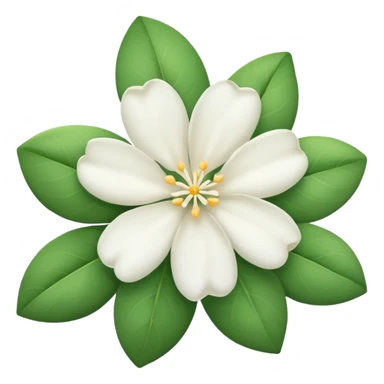 Jasmine flower sticker