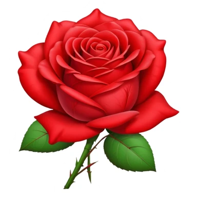 rose with kisses in it sticker